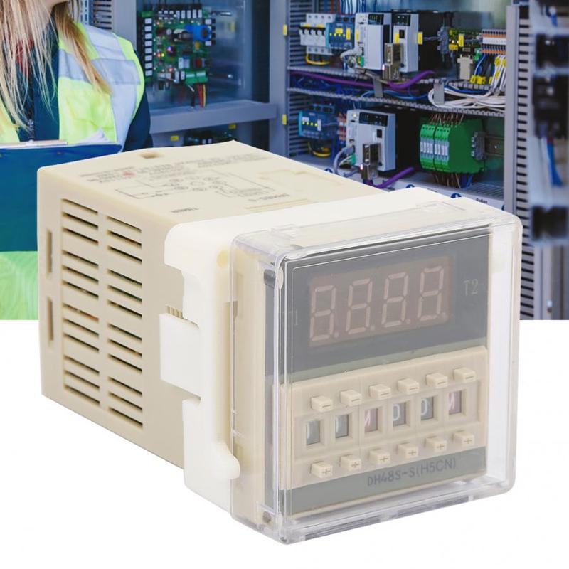 0.01S-99H 8 Pins Digital Time Relay DH48S-S-2Z Durable LCD D