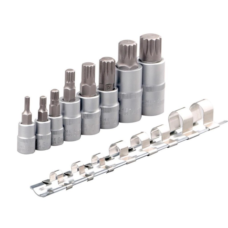 8 pcs Torx Bit Socekt Set 1/4