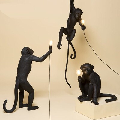 Nordic Creative Monkey Lamp able Lights Lunaire Industrial L