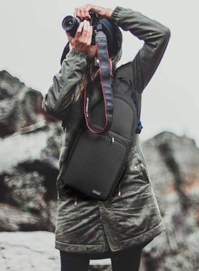 DSLR Camera Bag Shoulder Sling Cross Case for Nikon Z50 Z7