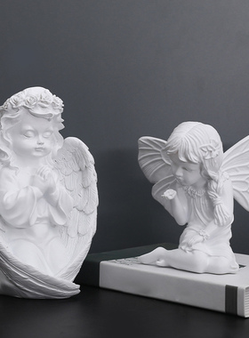 Cherub Angel Statue Mini Winged Angel Sculpture Adorable
