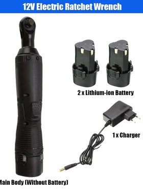 12V 18V 28V 3/8'' Lithium Ion Battery 45/65/85NM Ele