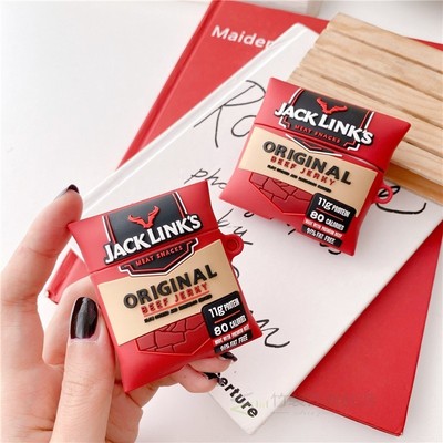 Funny JACK LINKS British Beef Jerky Earphone Case for AirPo