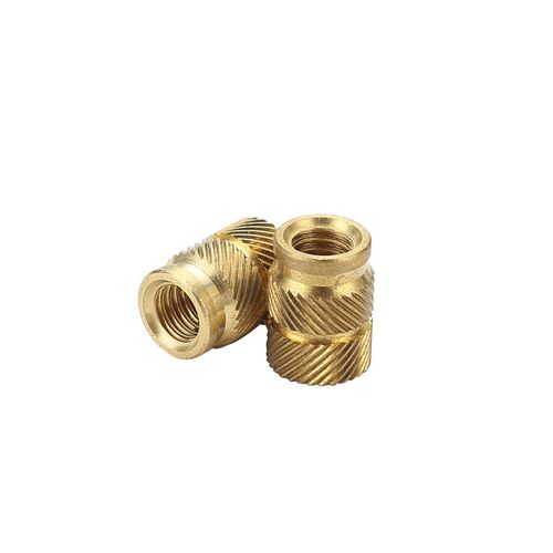 SL type Double Twill Knurled Brass Injection Nut Brass Hot