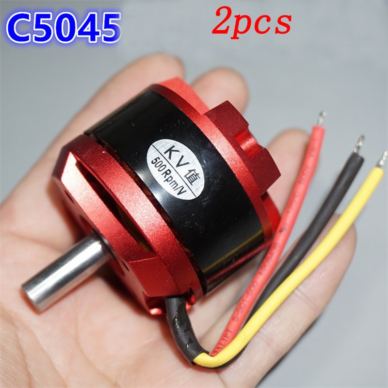 HOT sell 2pcs C5045 Outrunner Brushless Motor KV600 KV800 K