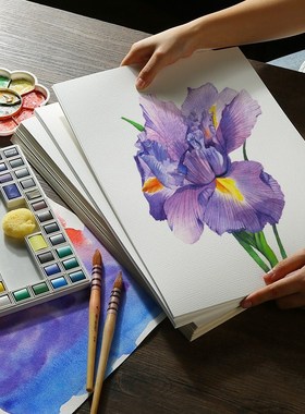 Professional Watercolor Gouache Painting Paper 20Sheets Wate