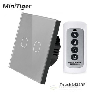 Control Color Wireless Way Gang Remote Switch Touch