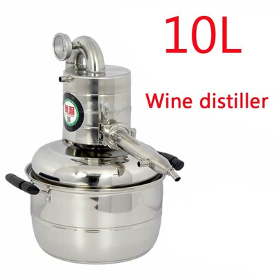 10L Water Alcohol Distiller Household small Brew Kit Still W