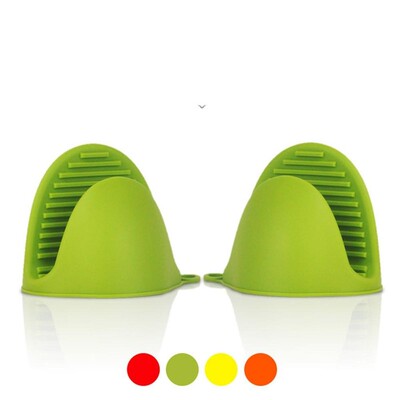 2PCS Silicone Oven Mitten Glove Heat-insulating Kitchen Orga