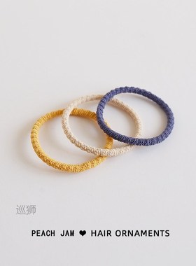Ins simple basic hairband tied hair rubber band Mori series