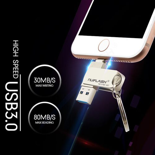 SB Flash Drive SB Pendrive for iPhone Xs Max X 8 7 6 iPad 16