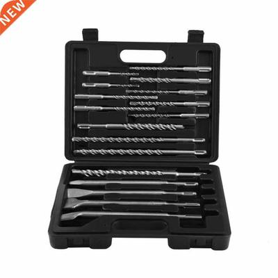 17pcs Bits and Chisels Set for Rotary Hammers Concrete Drill