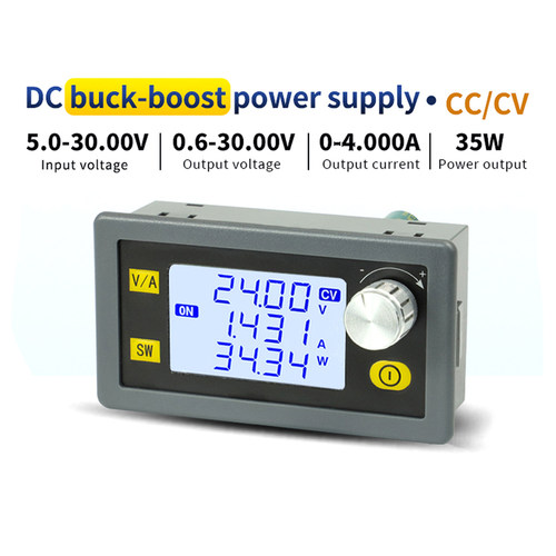 80W 5A CNC DC Buck Boost Power Supply Adjustable Variable DC