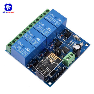 diymore DC 12V ESP8266 4 Channel Relay Board ESP-01 WIFI Mod