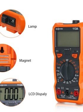 RM113D NCV Digital Multimeter 6000 counts Auto Ranging AC/DC