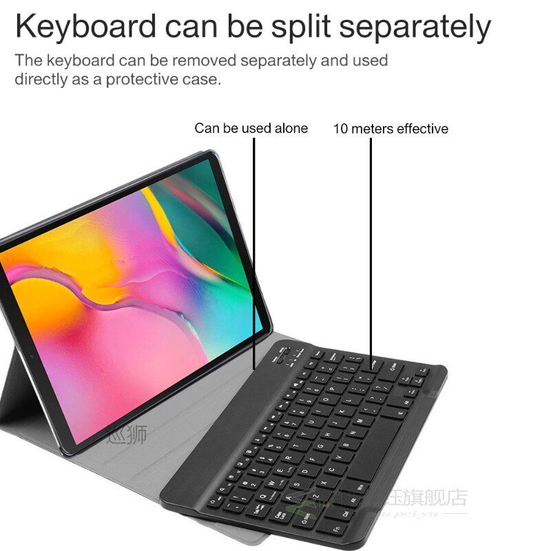 Bluetooth keyboard case For Samsung Galaxy Tab A 8.0 2019 T2