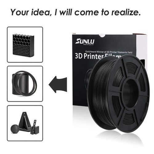 SUNLU PLA Carbon Fiber Filament 1.75mm 3D Printer Filament