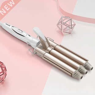 Kemei Hair Curlers Looper Hair Has 3 Heads Crimper Corrugat