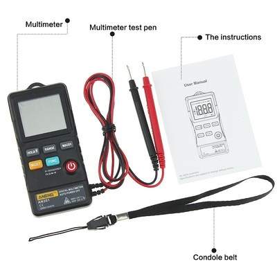 AN301 AN302 Mini Digital Multimeter 1999Counts AC/DC Voltmet
