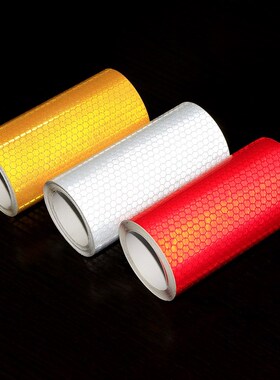 10cmx3m Safety Mark Reflective tape stickers car styling Se