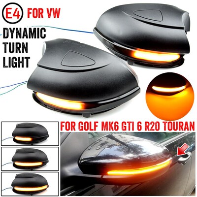 2 pieces For VW Golf MK6 GTI 6 R line Touran Dynamic Blinker