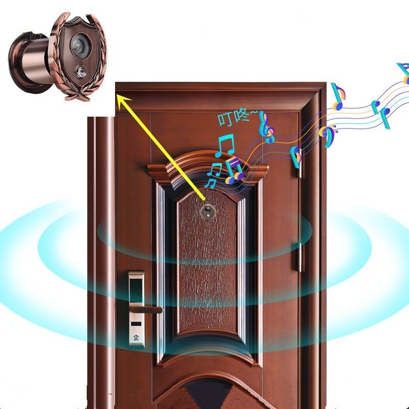 1 pcs door viewer 180 degree wide angle peephole plastic pri