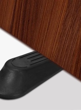 *WINOMO 5pcs Door Stop Stoppers Door Block Wedges (Black)
