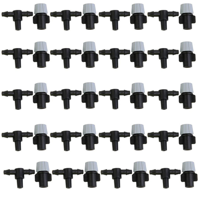 20pcs Set Sprinkler Heads Nozzle Tee Joints For Misting Wate