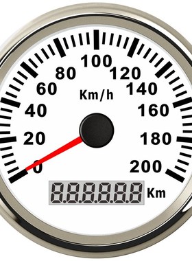 New 85mm GPS Speedometer 200kmh Speed Gauge Odometer ATV TV