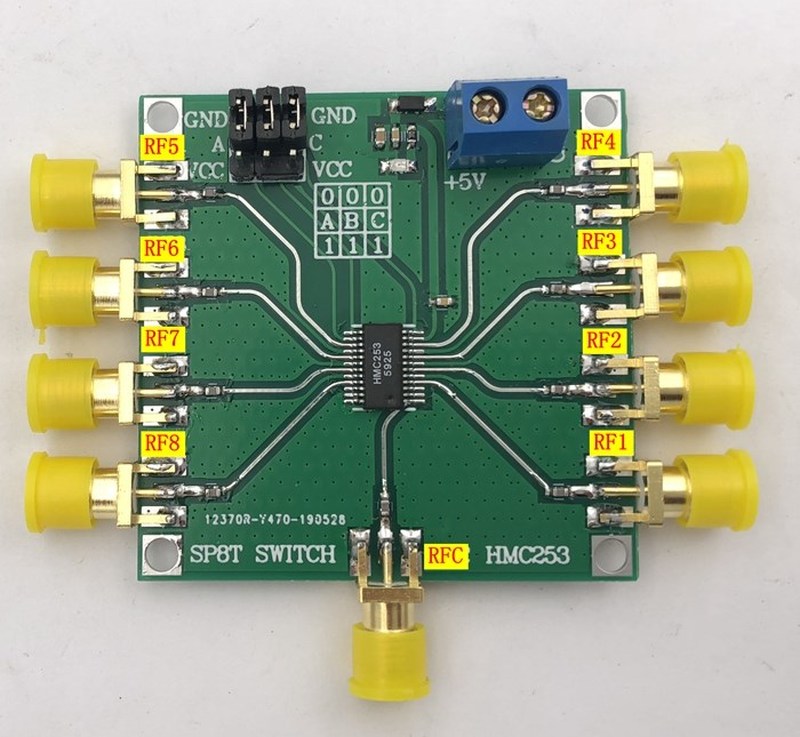 HMC253 DC-2.5 GHz RF single-pole eight-throw switch RF switc