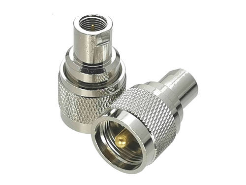 1Pcs FME Male Plug to UHF PL259 Male Plug RF Adapter Connect