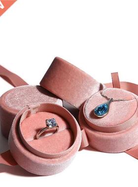 cate Handmade vintage velvet pendant necklace boxes gift box