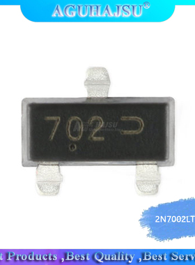 50PCS 2N7002LT1G SOT23 2N7002 SOT SMD 702 Small Signal MOSFE