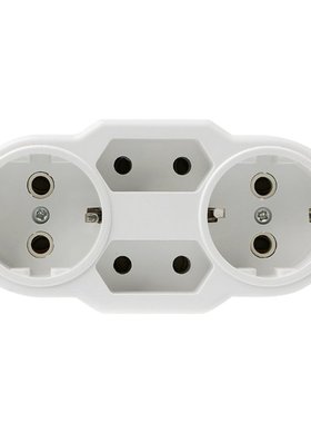 Professional EU Type Conversion Socket 1 to 4 Way EU Standar
