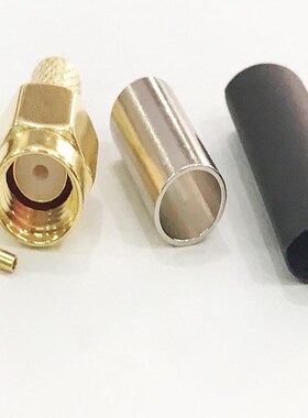 100pcs  RP-A  Crimp Cable for RG58 RG142 LMR195 RG400 RF Coa