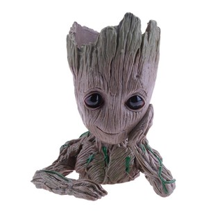 Vinyl Baby Groot Flowerpot Pen Pot Holder Plants Flower Pot