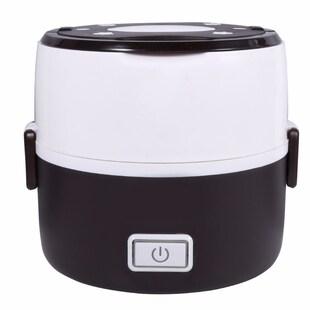 220V 200W 2 Layers Electric Heated Lunch Box Set Multifuncti