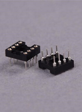 10pcs/lot Dip-8 Round Ic Socket 8 Pin 8pin 8p Round Hole Dip