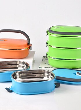 hot sale 1/2/3 Layer Lunch Box Food Storage Container Rectan