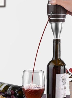 Barrel Shaped Wine Pourers Decanter Electric Cider Pump Aera