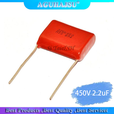 10pcs 450V 2.2uF  10pcs CBB Polypropylene film capacitor pit