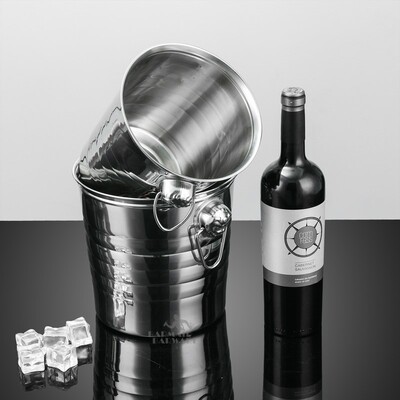 1L-7L Stainless Steel Ice Bucket Wine Champagne with Straine