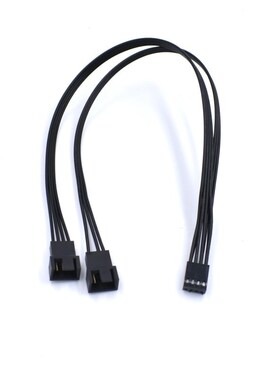 4-Pin PWM Fan Power Supply Cable 1 to 2 Splitter Power Exten