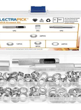 Grommet Kit Eyelet 60 Sets Grommets Eyelets Washers 适用于 T
