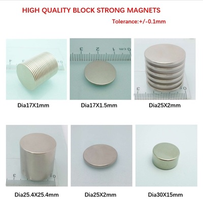 Super Powerful Strong Bulk Small Round NdFeB Neodymium Disc