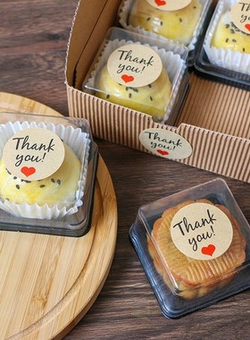 LBSISI Life 108pcs Thank You Hand Made With Love Sticker Co