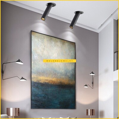 Simple LED downlight 350 degree rotating room lamp spotlight