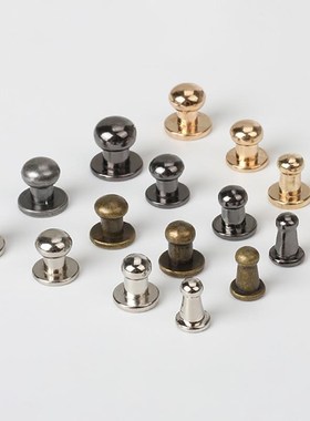 10Pcs/Pack DIY Handmake Stud 4/5/6/8/10MM Rivet Alloy Screw