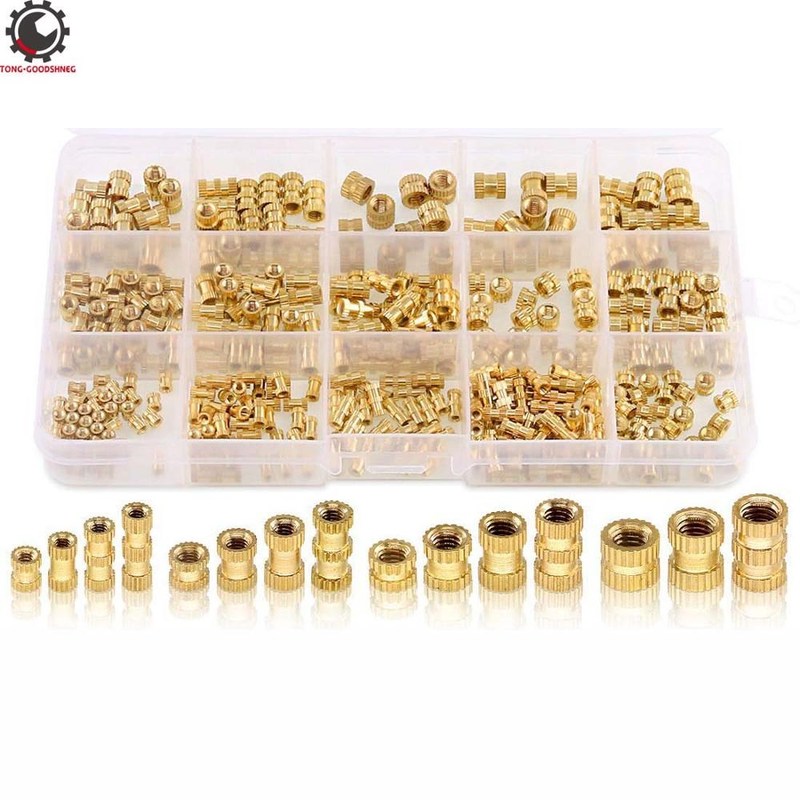 M2 M3 M4 M5  Thread Knurled s Threaded Insert Embedt Nut for