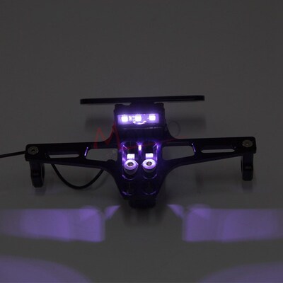 Motoo - Universal CNC Aluminum Motorcycle Rear License Plate